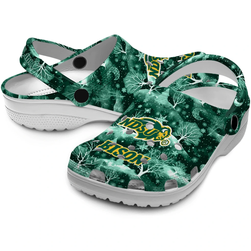 custom north dakota state bison snowy hills clogs high quality custom north dakota state bison snowy hills clogs high quality