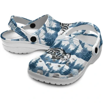 custom north dakota state bison snowy mountains clogs high quality