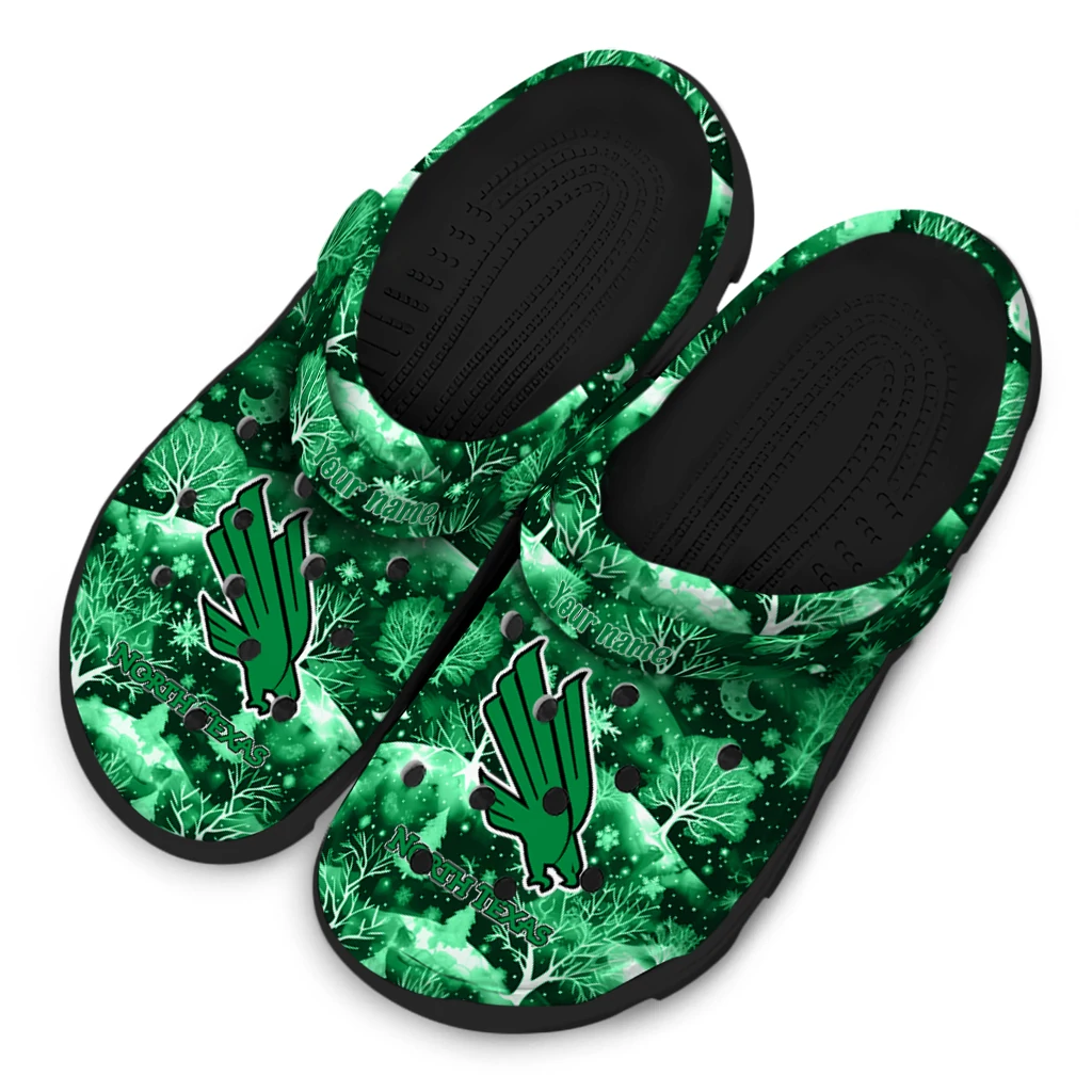 custom north texas mean green snowy hills clogs latest model custom north texas mean green snowy hills clogs latest model