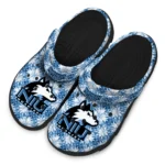 custom northern illinois huskies snowflake mosaic clogs best selling