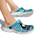 custom northern illinois huskies tropical fish ocean clogs best selling