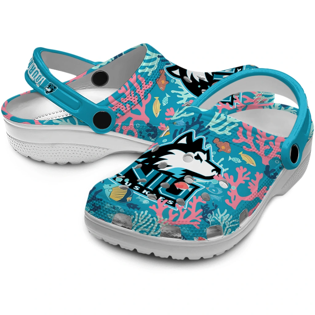 custom northern illinois huskies tropical fish ocean clogs high quality custom northern illinois huskies tropical fish ocean clogs high quality
