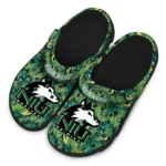 custom northern illinois huskies tropical leaves clogs best selling