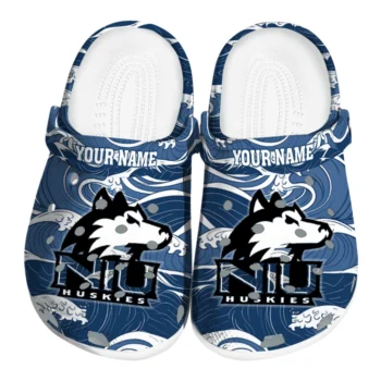 custom northern illinois huskies wave flow clogs best selling