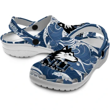 custom northern illinois huskies wave flow clogs high quality