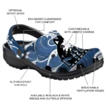 custom northern illinois huskies wave flow clogs best selling