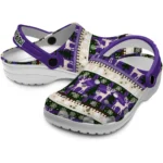 custom northwestern wildcats christmas motif clogs best selling