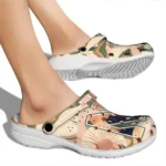 custom northwestern wildcats desert cactus pattern clogs best selling