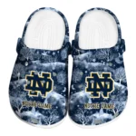 custom notre dame fighting irish snowy hills clogs best selling