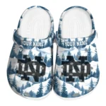 custom notre dame fighting irish snowy mountains clogs best selling