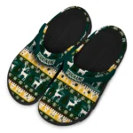 custom oakland athletics christmas motif clogs best selling