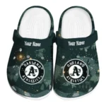 custom oakland athletics deer nightscape clogs best selling