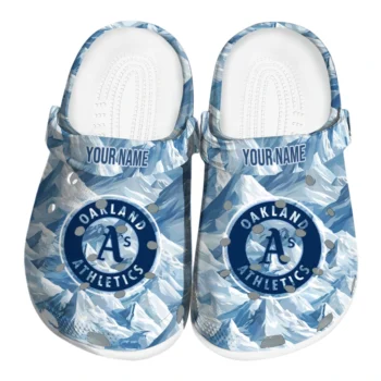 custom oakland athletics mountain artwork clogs best selling