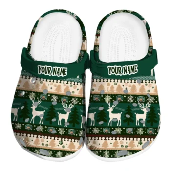 custom ohio bobcats christmas motif clogs best selling