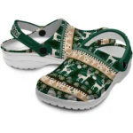 custom ohio bobcats christmas motif clogs best selling