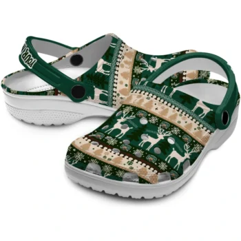 custom ohio bobcats christmas motif clogs high quality