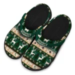 custom ohio bobcats christmas motif clogs best selling