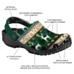 custom ohio bobcats christmas motif clogs best selling
