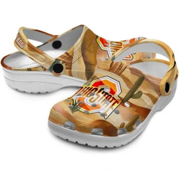 custom ohio state buckeyes desert layers clogs high quality