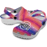 custom ohio state buckeyes wavy stripes clogs best selling