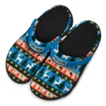 custom oklahoma city thunder christmas motif clogs best selling