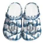custom oklahoma sooners snowy mountains clogs best selling