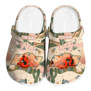 custom oklahoma state cowboys desert cactus pattern clogs best selling