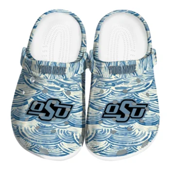 custom oklahoma state cowboys sea swirls clogs best selling