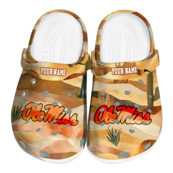 custom ole miss rebels desert layers clogs best selling