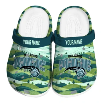 custom orlando magic hills illustration clogs best selling