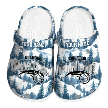 custom orlando magic snowy mountains clogs best selling