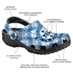 custom philadelphia 76ers snowflake mosaic clogs best selling