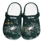 custom philadelphia eagles deer nightscape clogs best selling