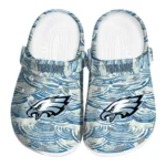 custom philadelphia eagles sea swirls clogs best selling
