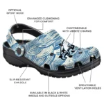 custom philadelphia eagles sea swirls clogs best selling