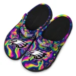 custom philadelphia eagles swirling mushrooms clogs best selling