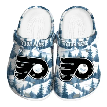 custom philadelphia flyers snowy mountains clogs best selling