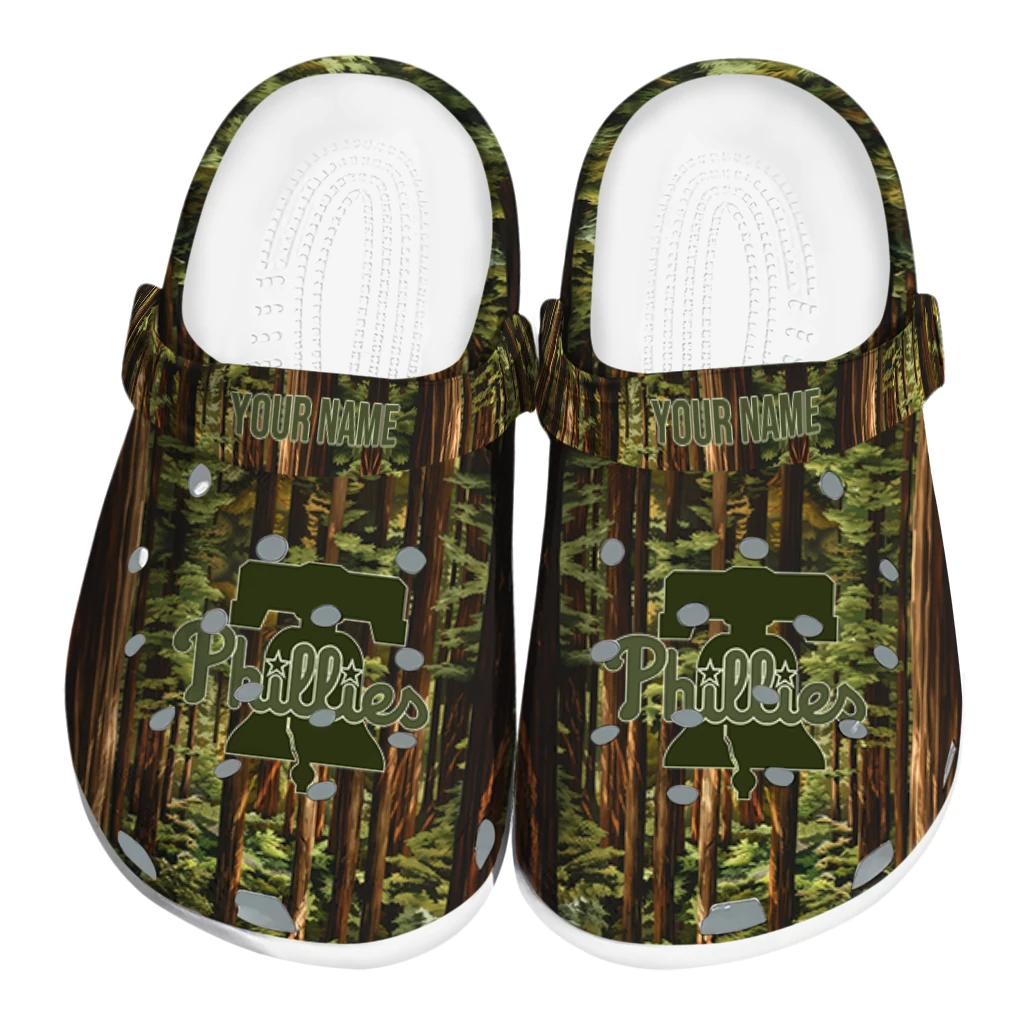 custom philadelphia phillies woods forest designs clogs best selling custom philadelphia phillies woods forest designs clogs best selling