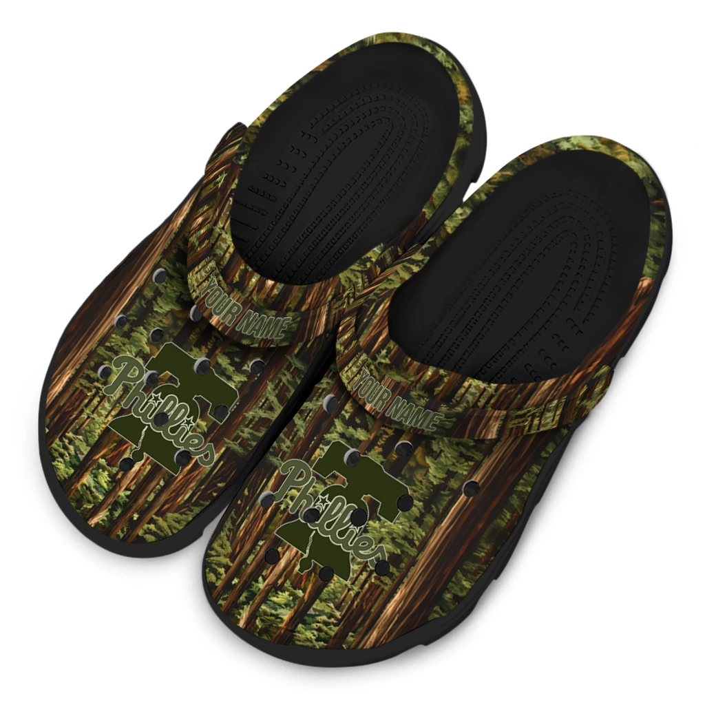 custom philadelphia phillies woods forest designs clogs latest model custom philadelphia phillies woods forest designs clogs latest model