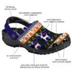 custom phoenix suns christmas motif clogs best selling