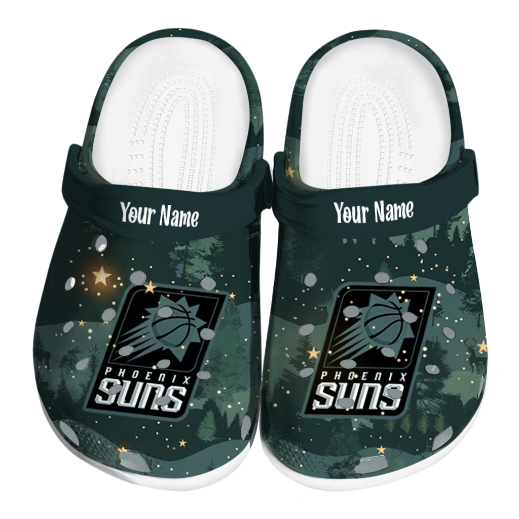 custom phoenix suns deer nightscape clogs best selling custom phoenix suns deer nightscape clogs best selling