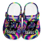 custom phoenix suns swirling mushrooms clogs best selling