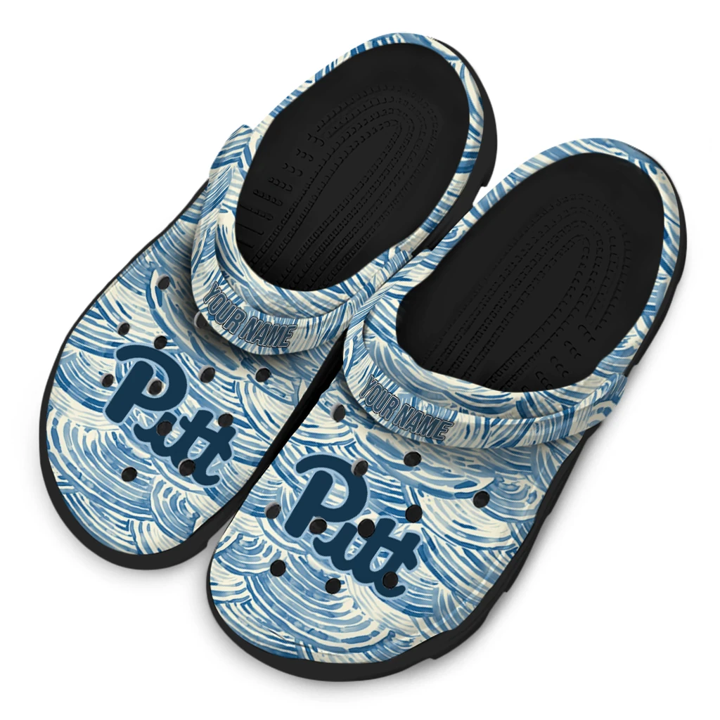 custom pittsburgh panthers sea swirls clogs latest model custom pittsburgh panthers sea swirls clogs latest model