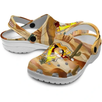 custom pittsburgh penguins desert layers clogs high quality