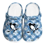 custom pittsburgh penguins snowflake mosaic clogs best selling