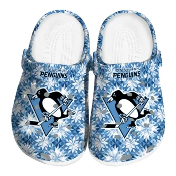 custom pittsburgh penguins snowflake mosaic clogs best selling