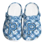 custom pittsburgh pirates snowflake mosaic clogs best selling