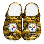 custom pittsburgh steelers snowy hills clogs best selling