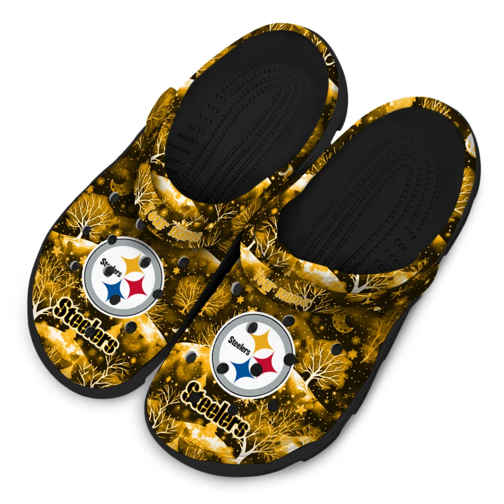 custom pittsburgh steelers snowy hills clogs latest model custom pittsburgh steelers snowy hills clogs latest model