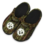 custom pittsburgh steelers woods forest designs clogs best selling